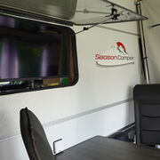 Gedrehter Fernseher