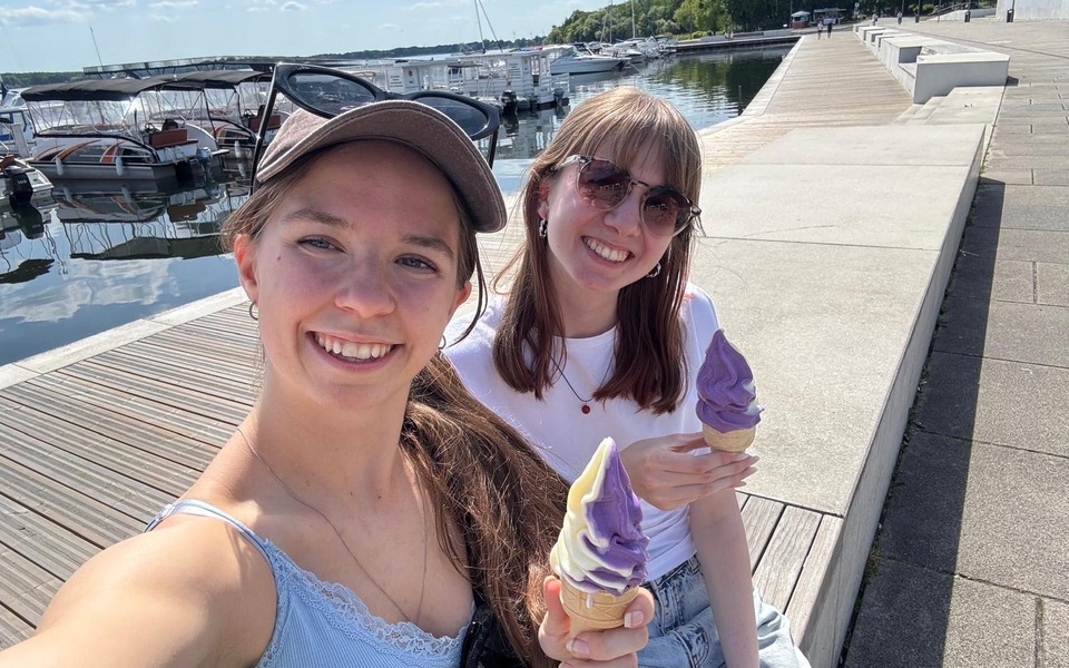 Eis essen auf der Fahrradrunde, Foto: LSB